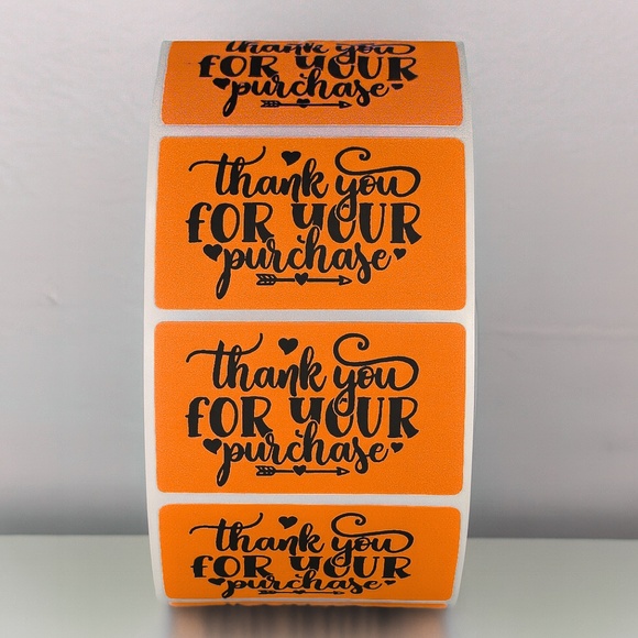 Thank You For Your Purchase Stickers – Small Business Packaging Labels 2" - Picture 10 of 11
